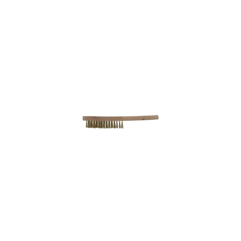 Brosse à manche acier laitonné Brosse à manche acier laitonné