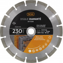 Disque diamanté polyvalent 230mm