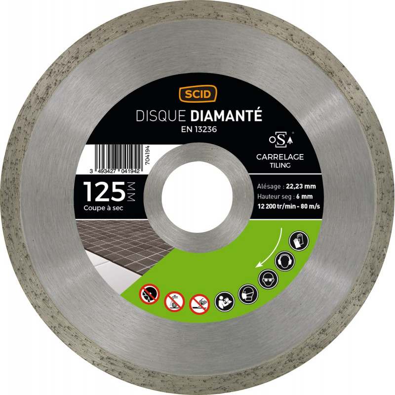 Disque diamanté Carrelage 125mm