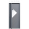 Porte d'entrée Alu Confort Elektro 2.1