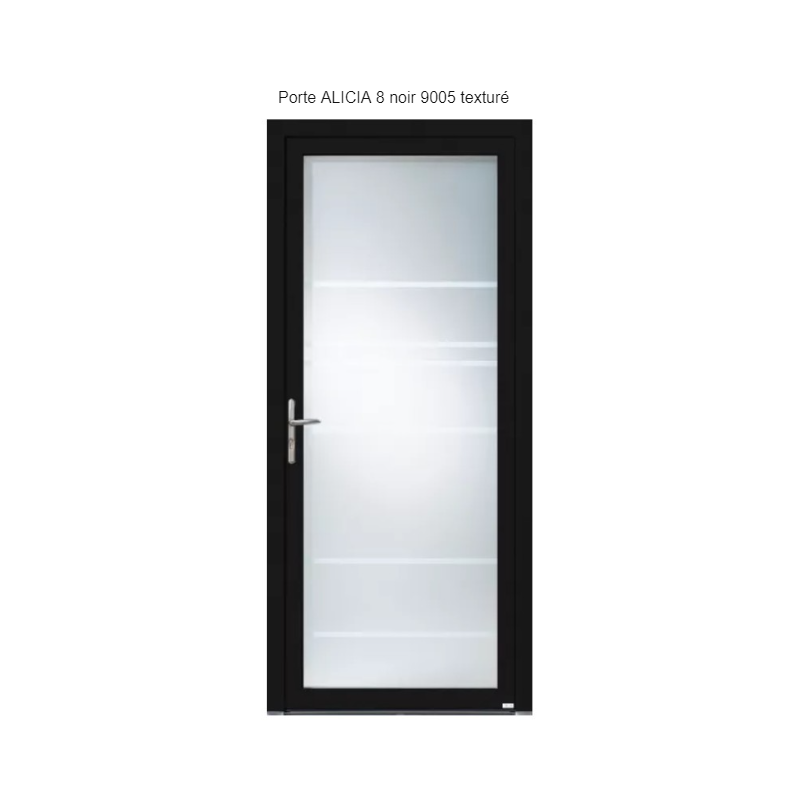 Porte d'entrée Alu Grand Vitrage Alicia 8 Porte d'entrée Alu Grand Vitrage Alicia 8