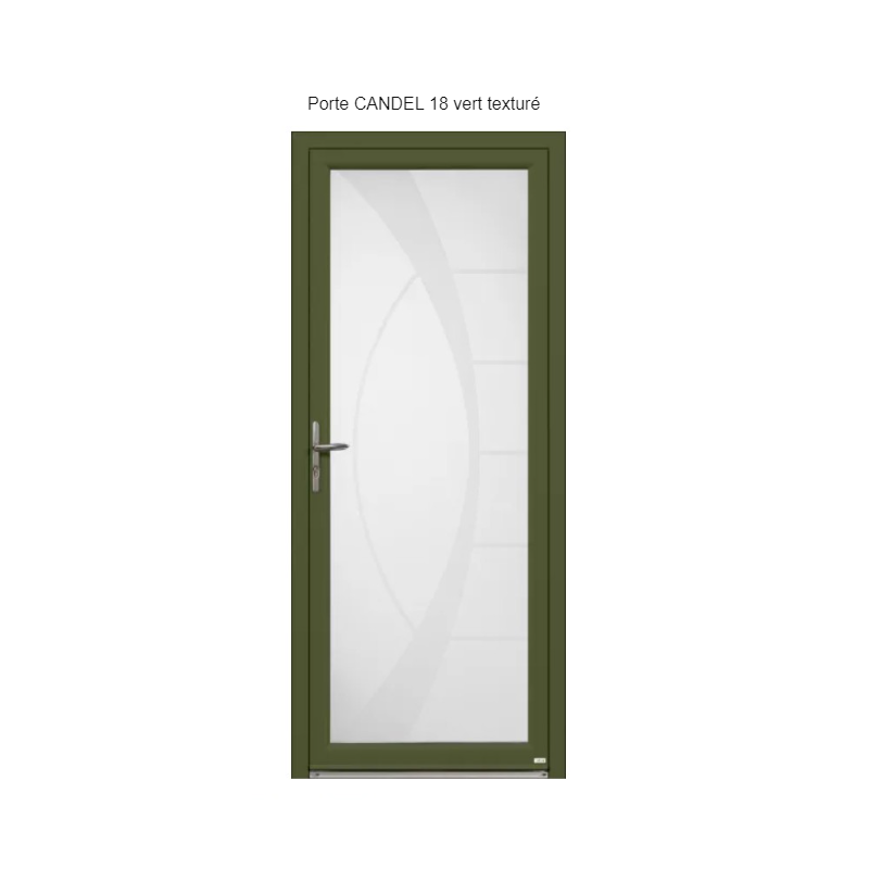 Porte d'entrée Alu Grand Vitrage Candel 18 Porte d'entrée Alu Grand Vitrage Candel 18