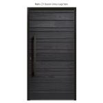 Porte d'entrée Bois Nativ 21 fusion shou sugi ban