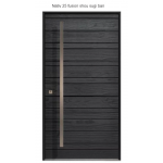 Porte d'entrée Bois Nativ 25 fusion shou sugi ban