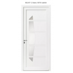 Porte d'entrée PVC MILKY 2