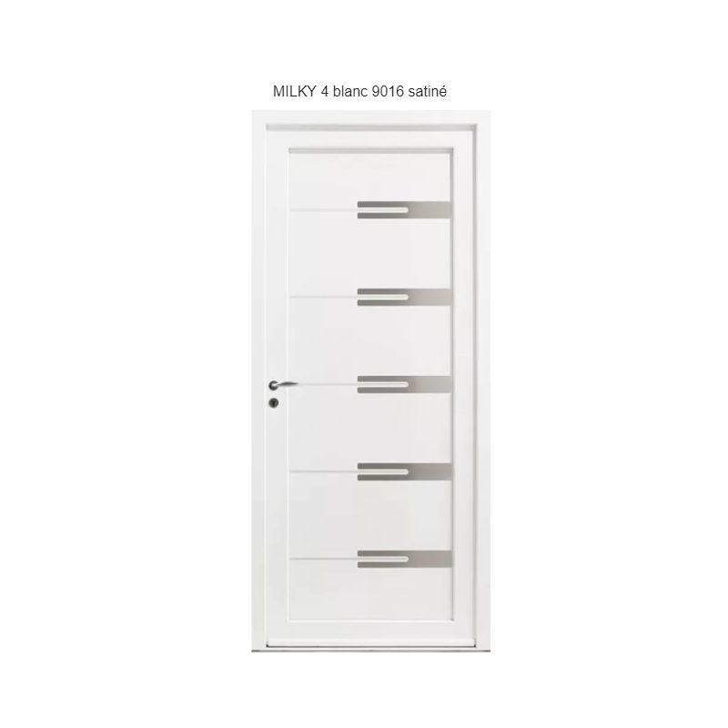 Porte d'entrée PVC MILKY 4 Porte d'entrée PVC MILKY 4