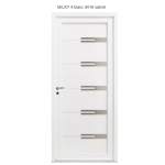 Porte d'entrée PVC MILKY 4
