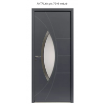 Porte d'entrée Mixte Alu/Bois Antalya duo