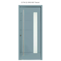 Porte d'entrée Mixte Alu/Bois Cotim 22 duo