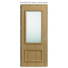 Porte d'entrée Mixte Alu/Bois Médina duo