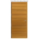 Porte d'entrée Mixte Alu/Bois Opus 2 duo