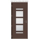 Porte d'entrée Mixte Alu/Bois Volt duo