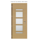 Porte d'entrée Mixte Alu/Bois Volt duo