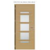 Porte d'entrée Mixte Alu/Bois Volt duo