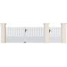 Portail PVC gamme Pavillon - BAS PLEIN
