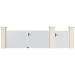 Portail PVC gamme Pavillon - PLEIN