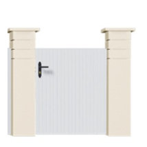 Portillon PVC gamme Pavillon - PLEIN