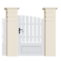 Portillon PVC gamme Résidence - BELGODERE