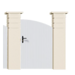 Portillon PVC gamme Résidence - SARTENE