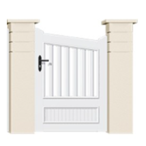 Portillon PVC gamme Résidence - CORTE