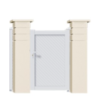 Portillon PVC gamme Résidence - SUMANO