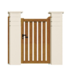 Portillon PVC gamme Résidence - SOLENZANA