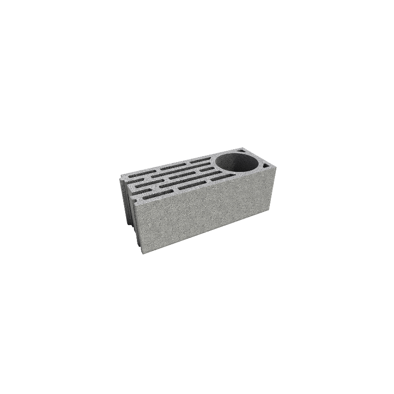 Bloc EASYTHERM MAXI POTEAU 20x25x50cm Bloc EASYTHERM MAXI POTEAU 20x25x50cm