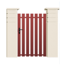 Portillon PVC gamme Résidence - BASTIA 100