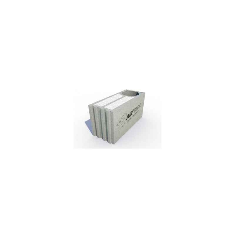 Bloc AIR'BLOC ARASE POTEAU 20x20x50cm Bloc AIR'BLOC ARASE POTEAU 20x20x50cm