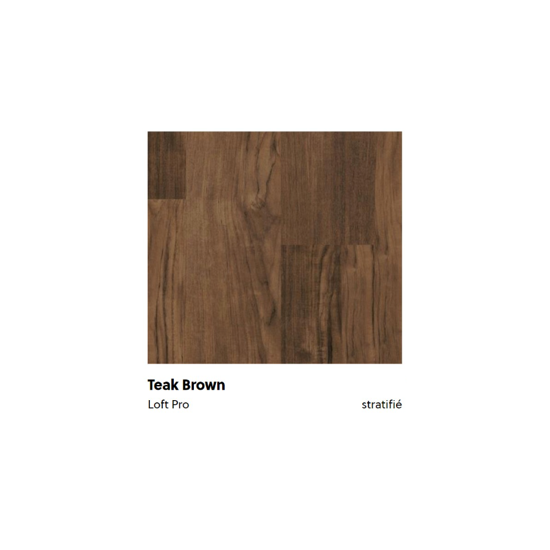 Stratifié Loft Pro Teak Brown