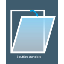 Fenêtre PVC Soufflet standard
