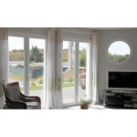 Porte-fenêtre PVC Ouverture à la Française 2 vantaux