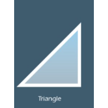 Fenêtre PVC Triangle rectangle