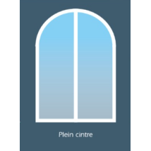 Fenêtre PVC Plein Cintre