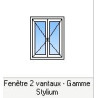 Fenêtre Alu Ouverture à la française 2 vantaux Fenêtre Alu Ouverture à la française 2 vantaux