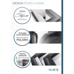 Fenêtre Alu 2 vantaux et 2 fixes vitrés