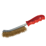 Brosse métal convexe avec manche