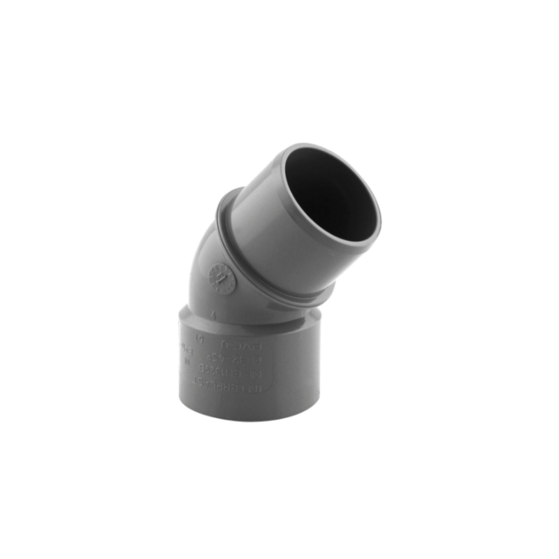 Coude mâle femelle Degré 45° Ø50 Coude mâle femelle Degré 45° Ø50